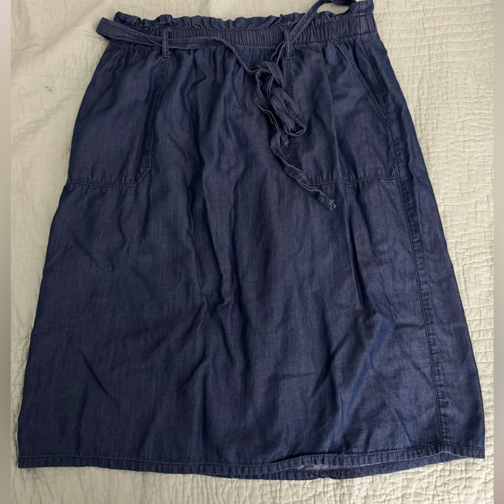 Liz Claiborne Denim Blue Skirt